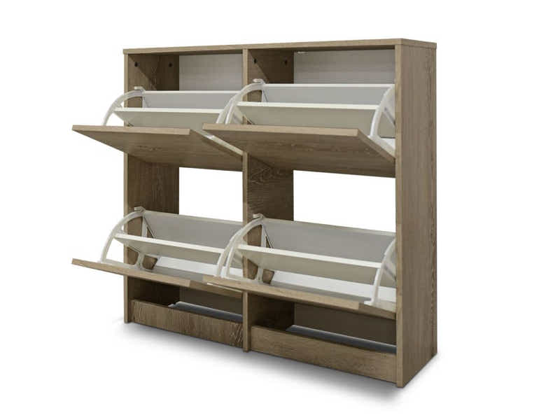 Enkel 4-Drawer Shoe Rack - Oak