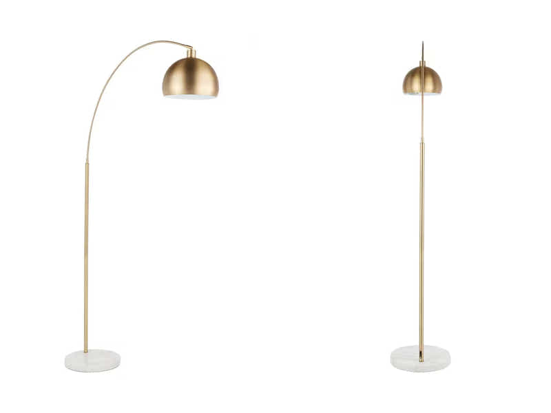 Arteco Floor Lamp White Marble Base