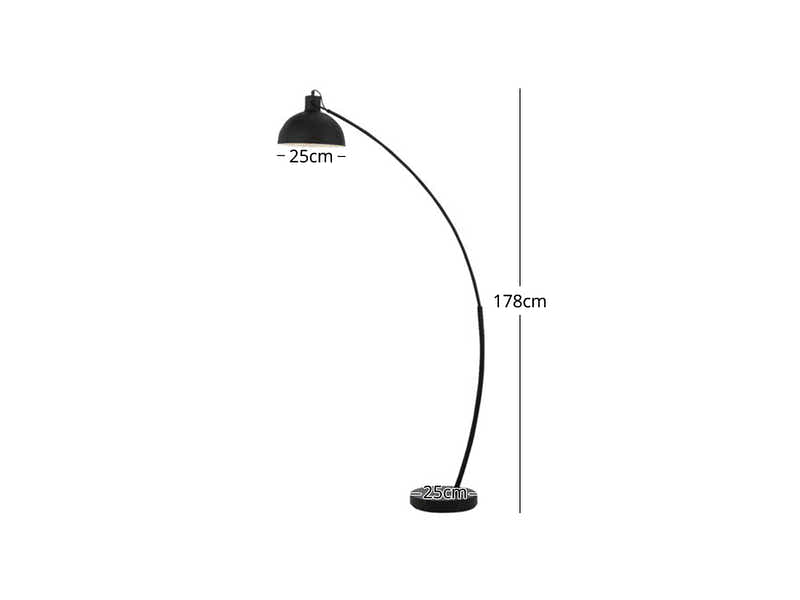 Barn Floor Lamp Black