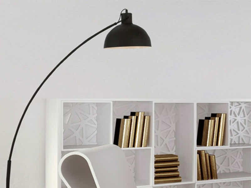 Barn Floor Lamp Black