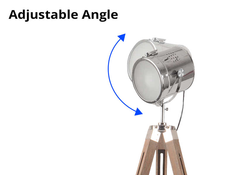 Flack Tripod Floor Lamp - Antique Ash