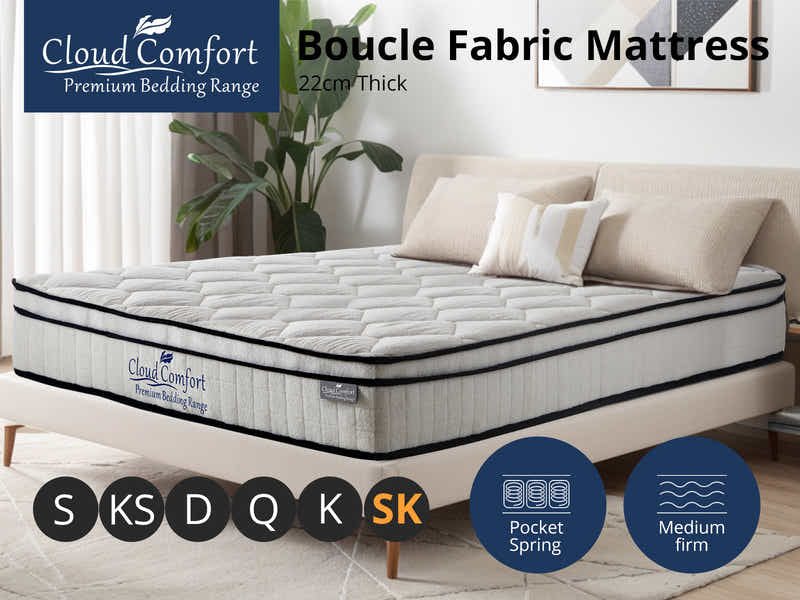 Boucle22 Mattress - Super King