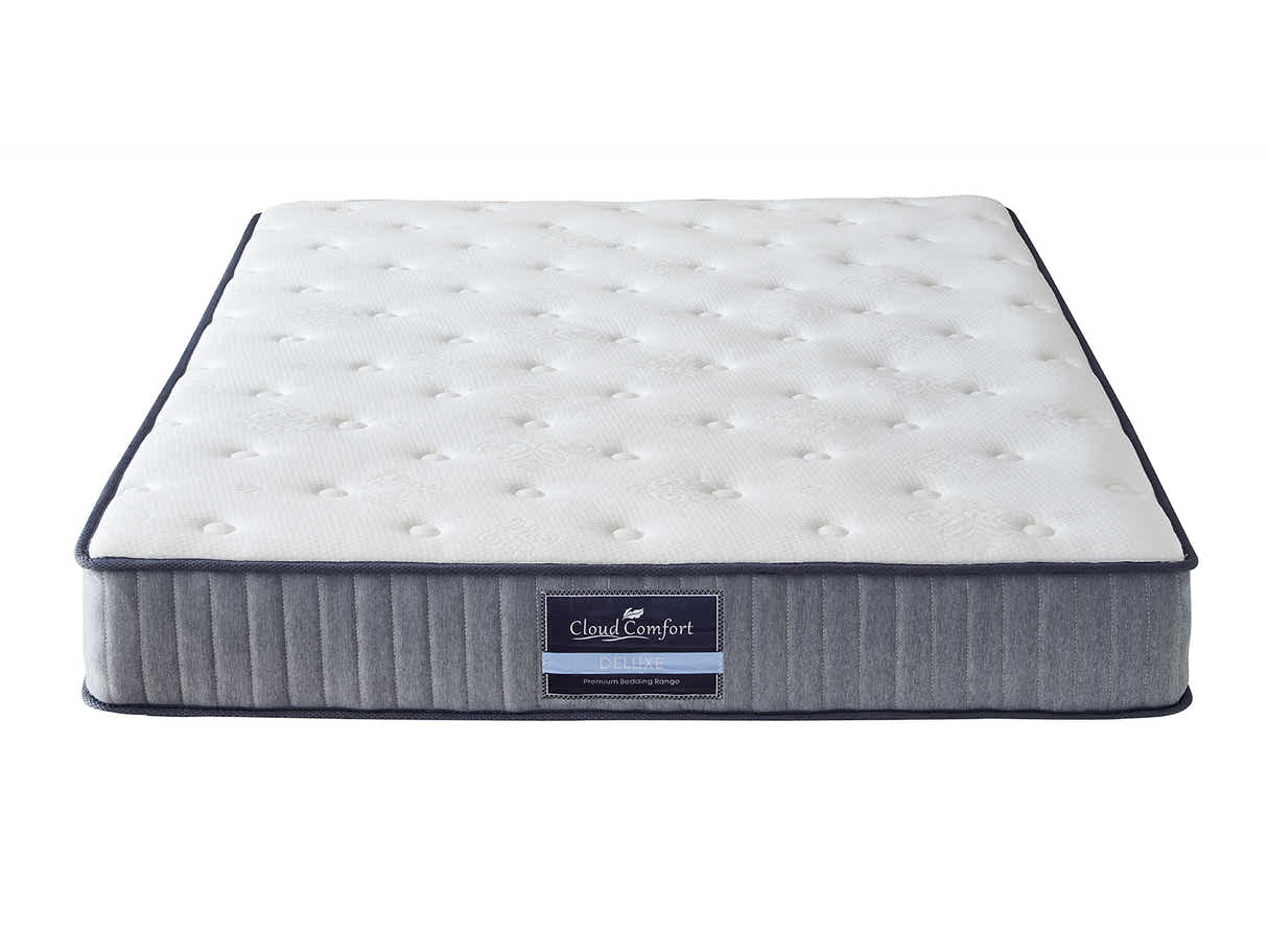 Aubrey Velvet Bed Frame & FIRM23 Mattress - Double