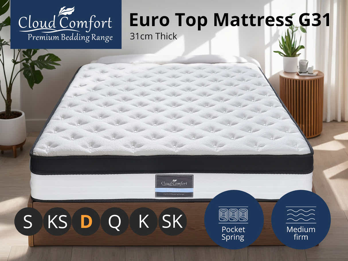 Euro Top Mattress G31 - Double