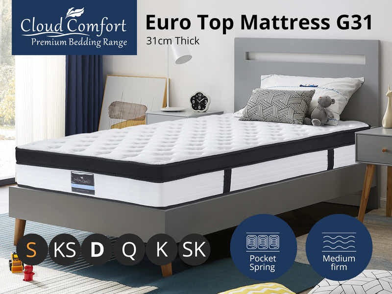 Euro Top Mattress G31 - Single