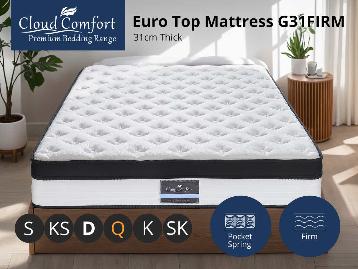 DS Euro Top Mattress G31FIRM Queen