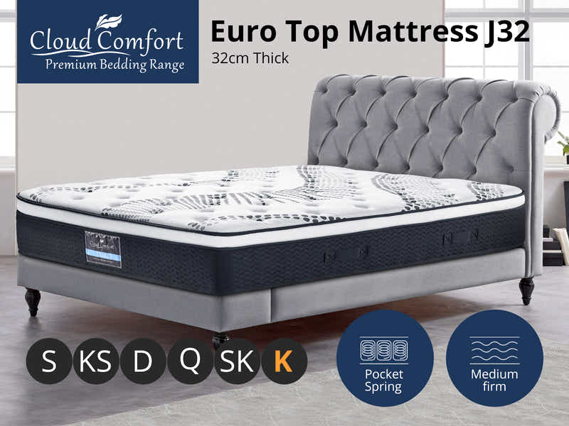 Euro Top Mattress J32 - King