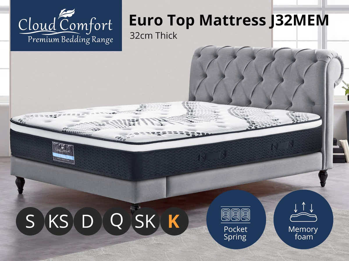 DS Euro Top Mattress MEMJ32 - NZ King
