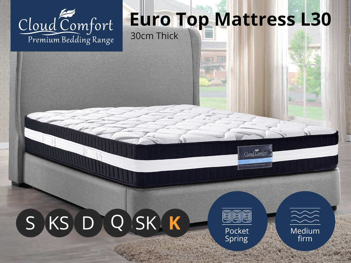 Euro Top Mattress L30 - King