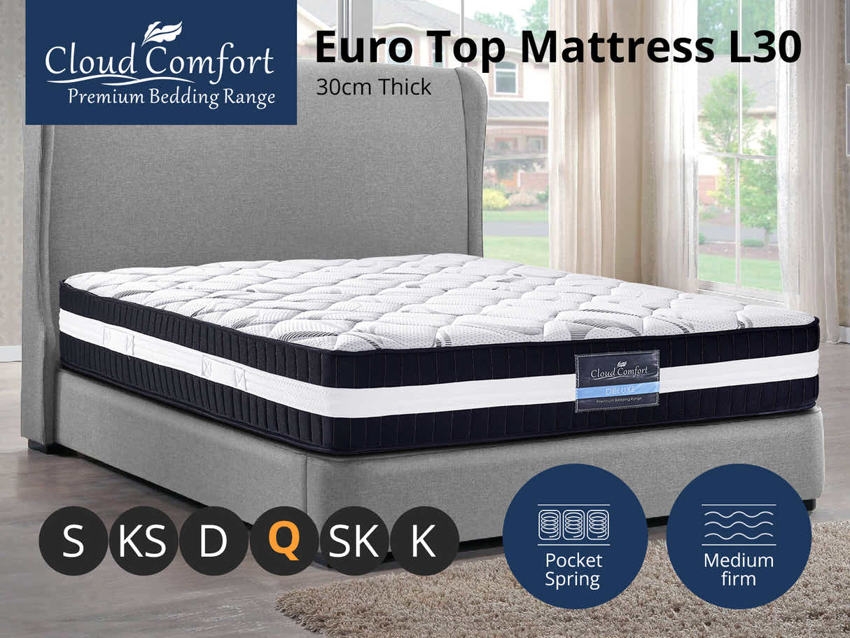 DS Euro Top Mattress L30 - Queen