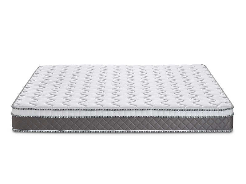 Sovo Bed Frame White & MEM 23 cm Mattress - King Single