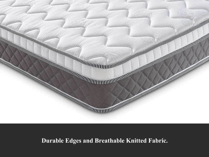 Dakota Metal Bed Frame & MEM 23 cm Mattress - Single (Combo)