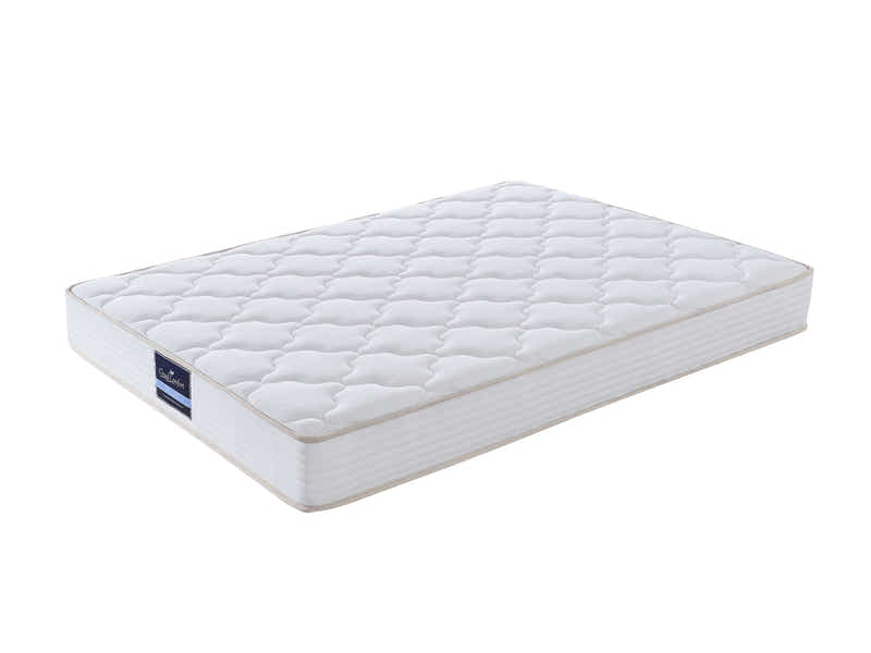 DS Sol Metal Bed Frame Black & PIL20 Mattress with Pillow - King Single