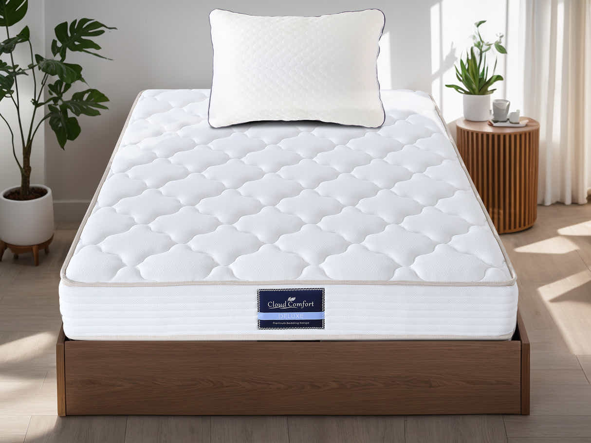 Euro Top Mattress PIL20 with Pillow - King Single