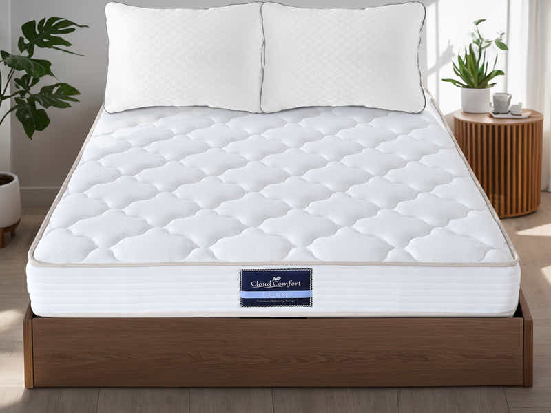 Euro Top Mattress PIL20 with Pillows - Queen
