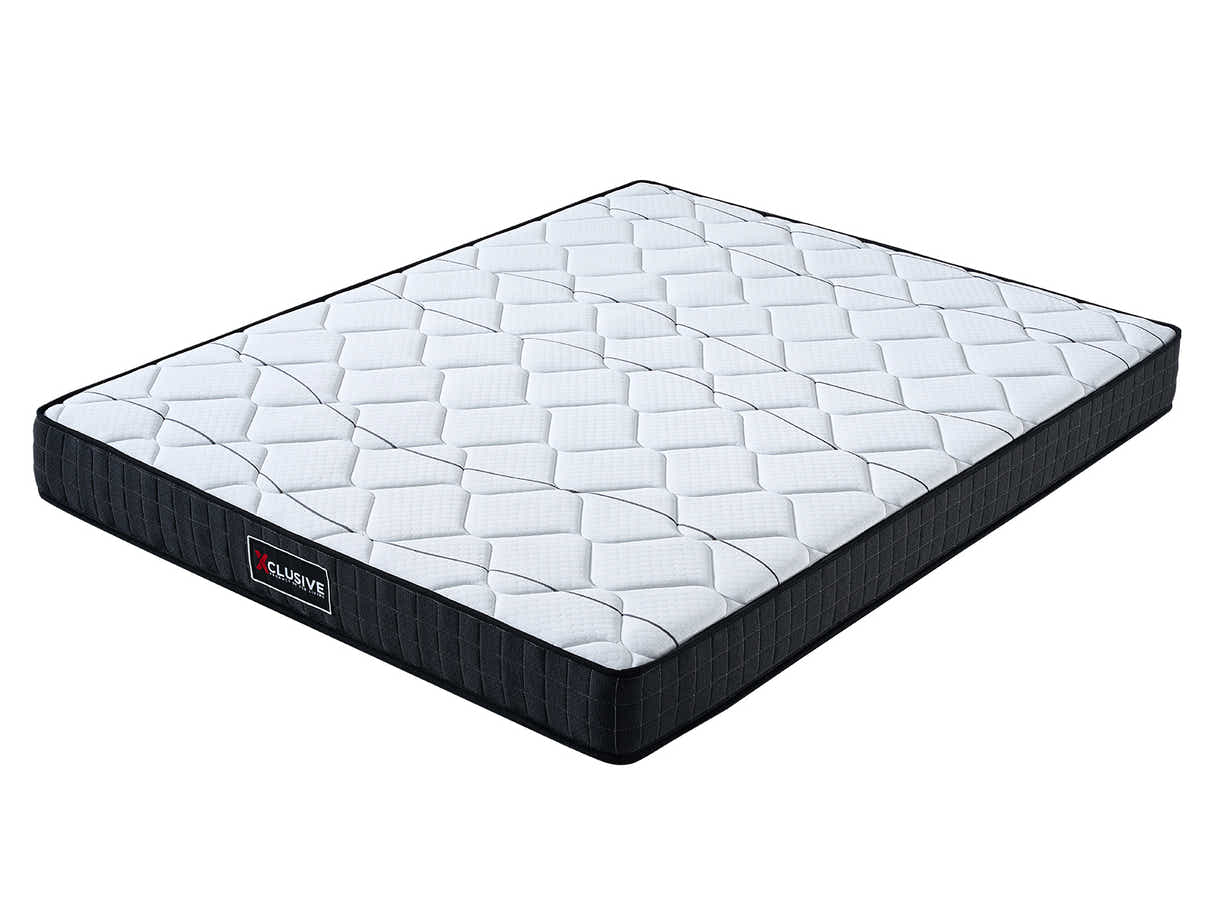 Novo Bed Frame & Xclusive Pocket Spring Mattress X20 - Queen