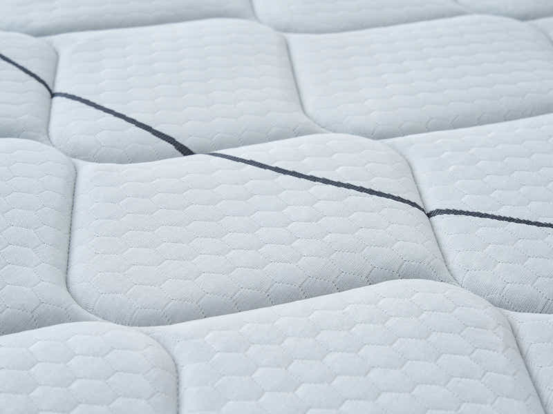 Vele-C Bed Frame White & Xclusive Pocket Spring Mattress X20 - Queen (Combo)