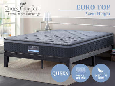 Euro Top Mattress B34 - Double