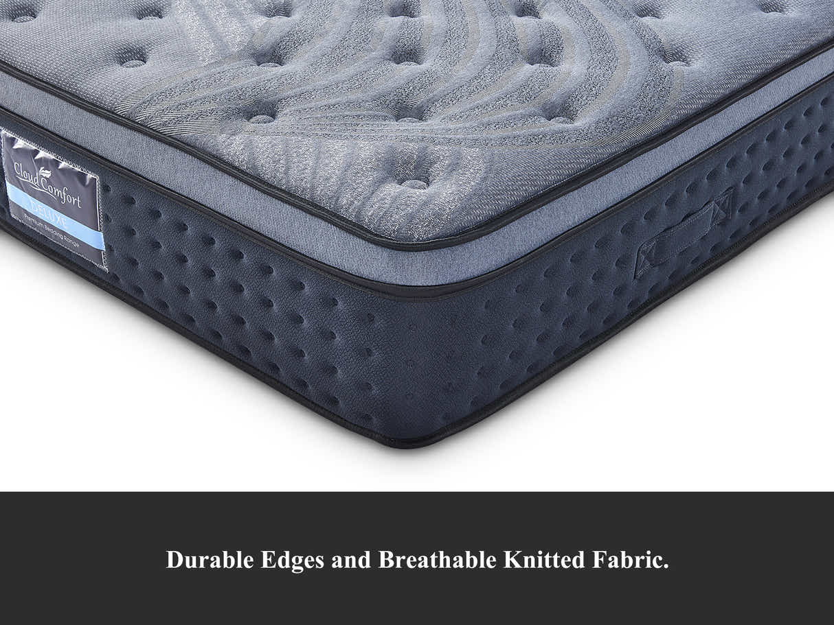 Novo Bed Frame & Euro Top Mattress B34 - Queen