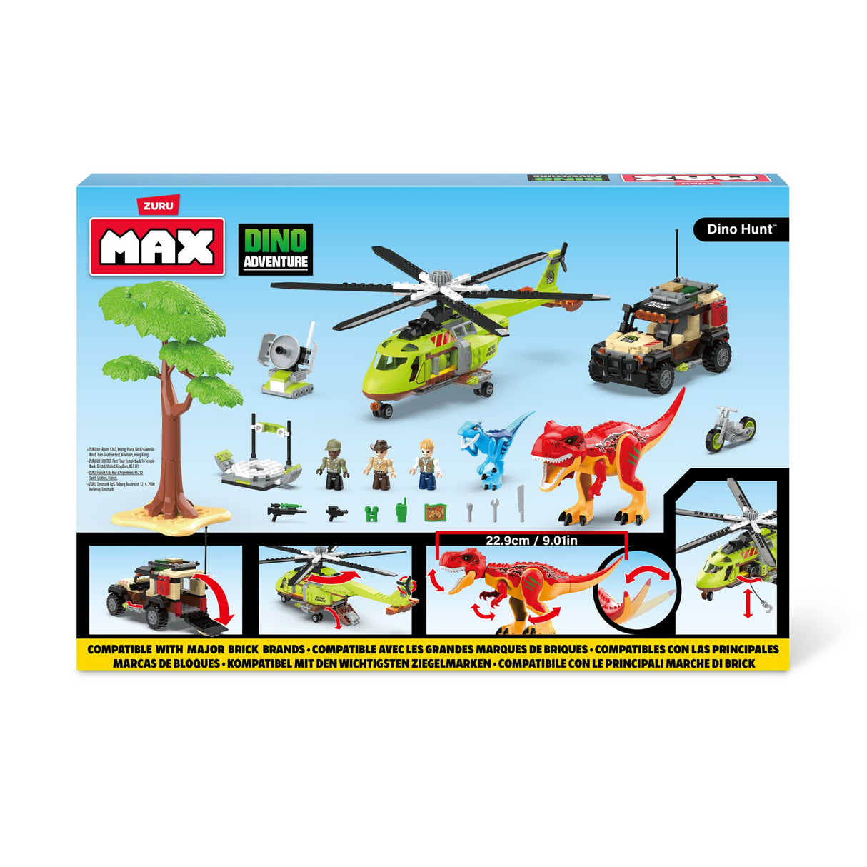 ZURU Max Dino Adventure S1 Color Box