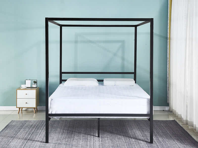 Canopy Bed Frame Black - Queen
