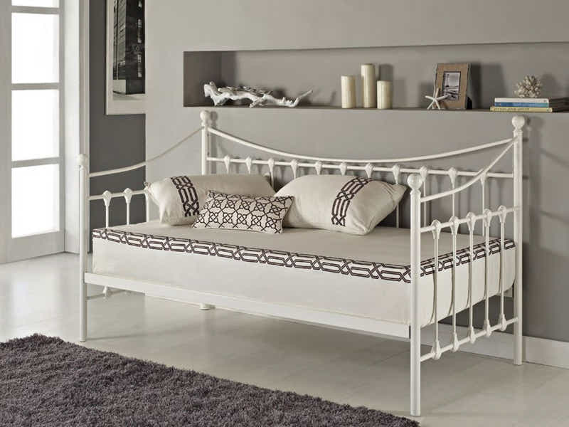 Sierra Metal Day Bed - White