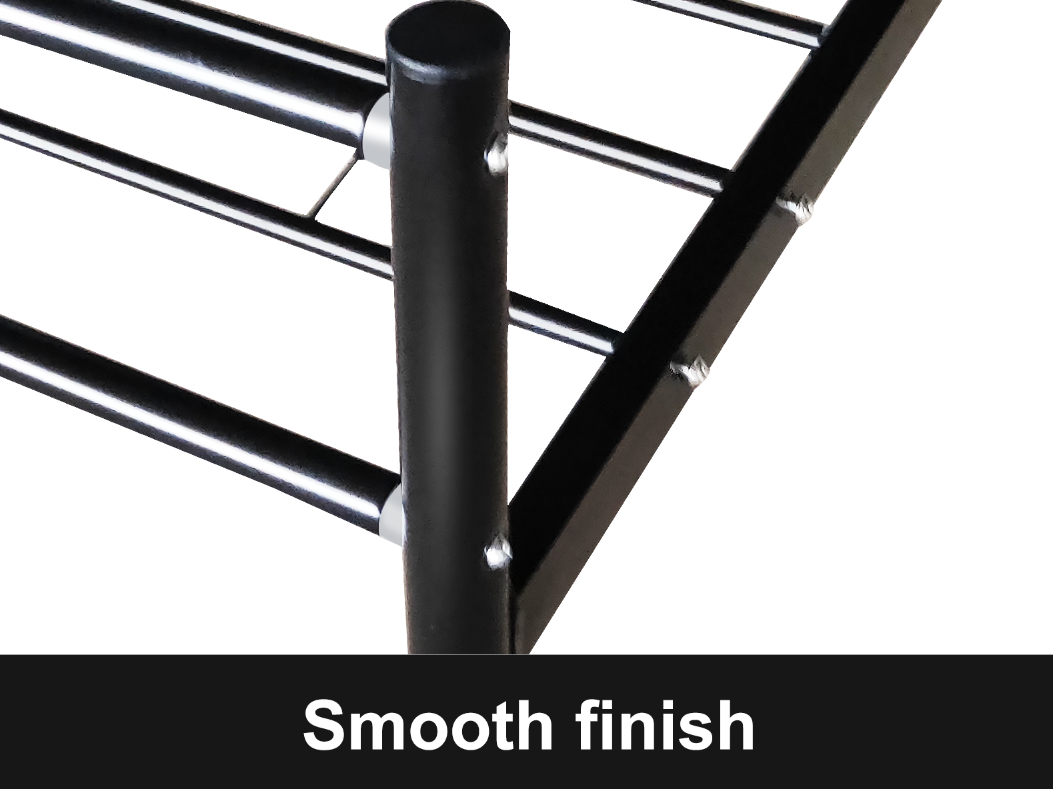 DS Sol Metal Bed Frame Black - Single
