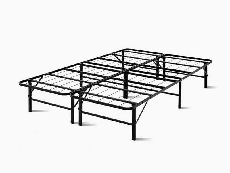 Folding Metal Bed Frame - Double