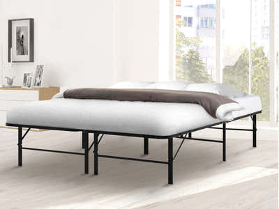 Folding Metal Bed Frame - Queen
