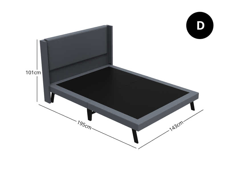 Whole Folding Bed Frame - Double