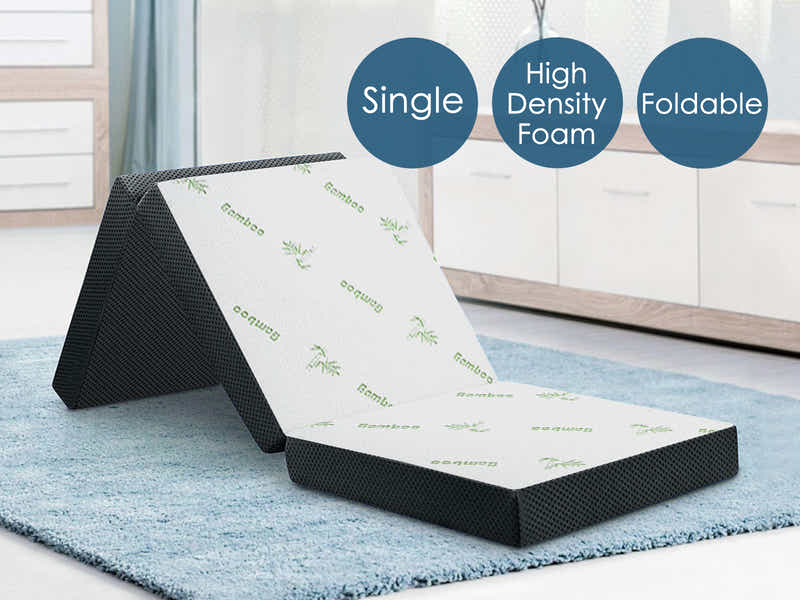 3-Fold High-Density Foam Mattress Topper - Single