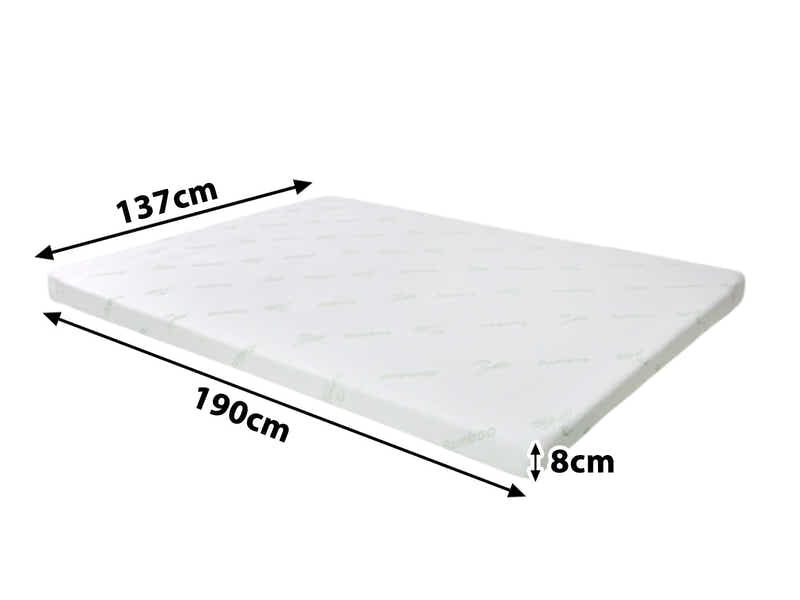 Memory Foam Mattress Topper 8 cm Dual – Double