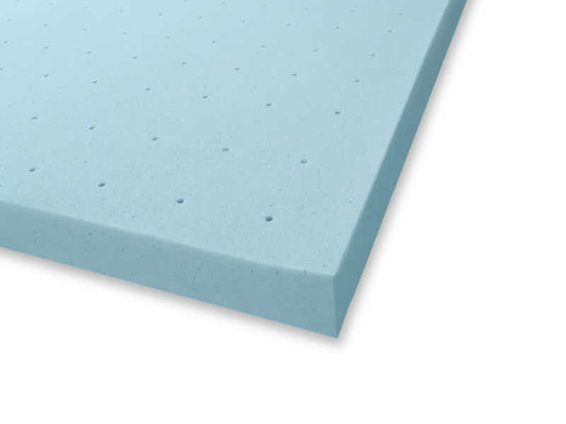 Memory Foam Mattress Topper 8 cm Blue – Super King