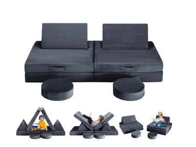 Play couch 6pcs Grey