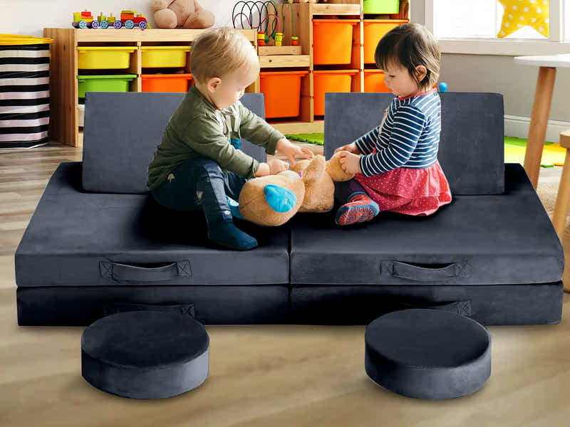 Play couch 6pcs Grey