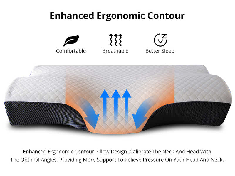 Contour Memory Foam Pillow