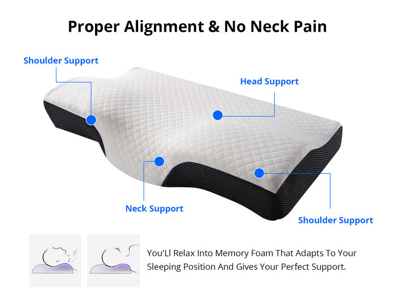 Contour Memory Foam Pillow