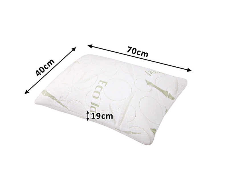 Shredded Memory Foam Pillow x 2