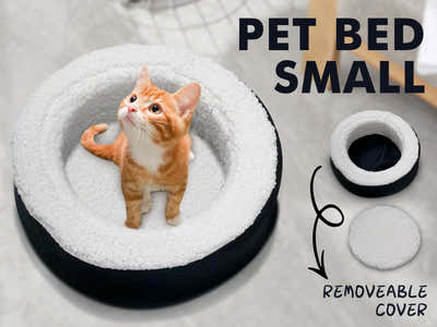 Memory Foam Round Pet Bed - Small