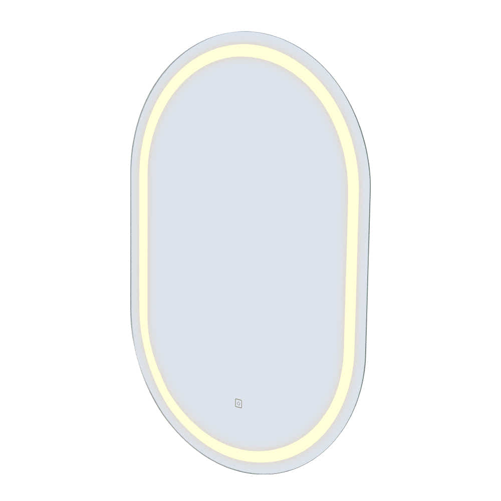 DS NA Embellir 2 LED Wall Mirror With Light 50X75CM Bathroom Decor Mirror Vanity
