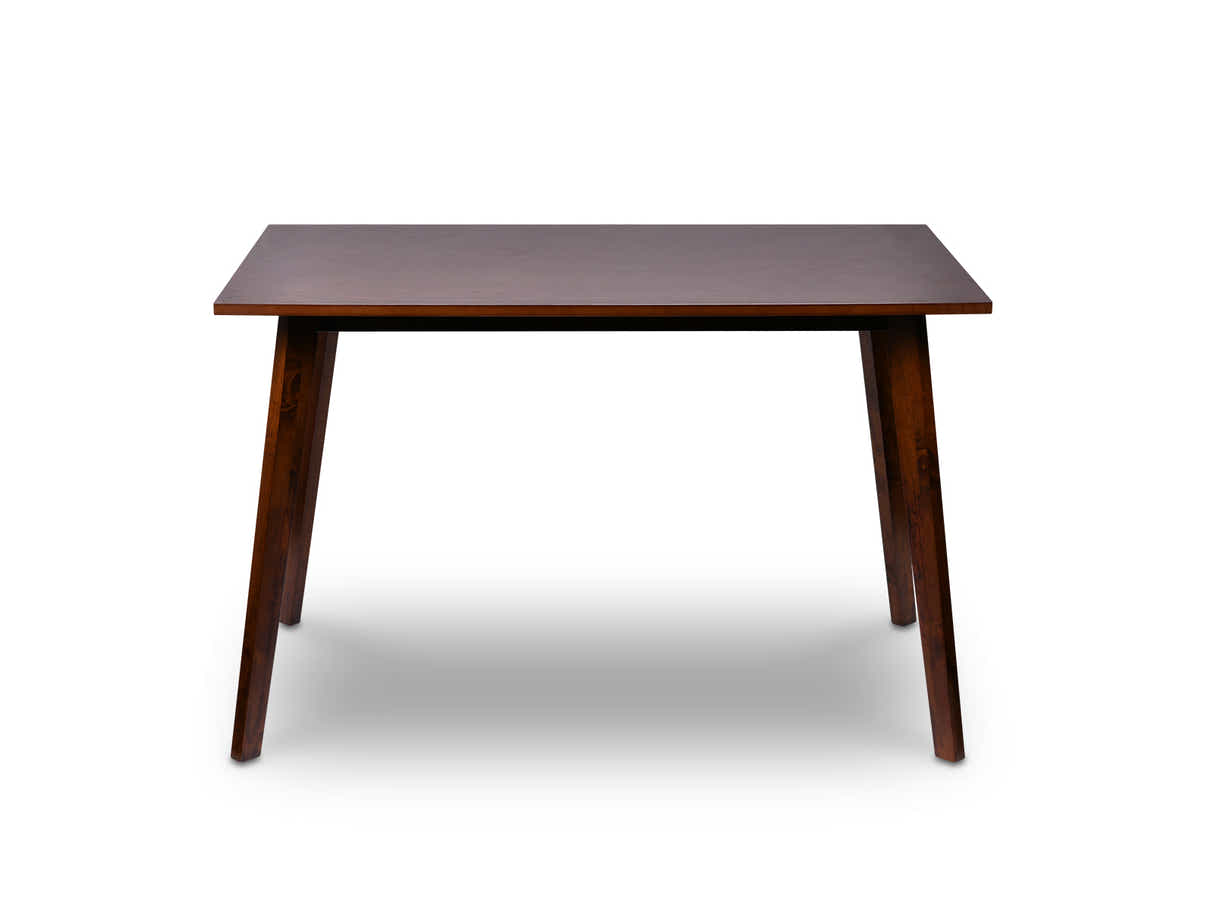 Fiesta Dining Table Walnut - 120 cm & Fiesta Dining Chair Walnut - Set of 4