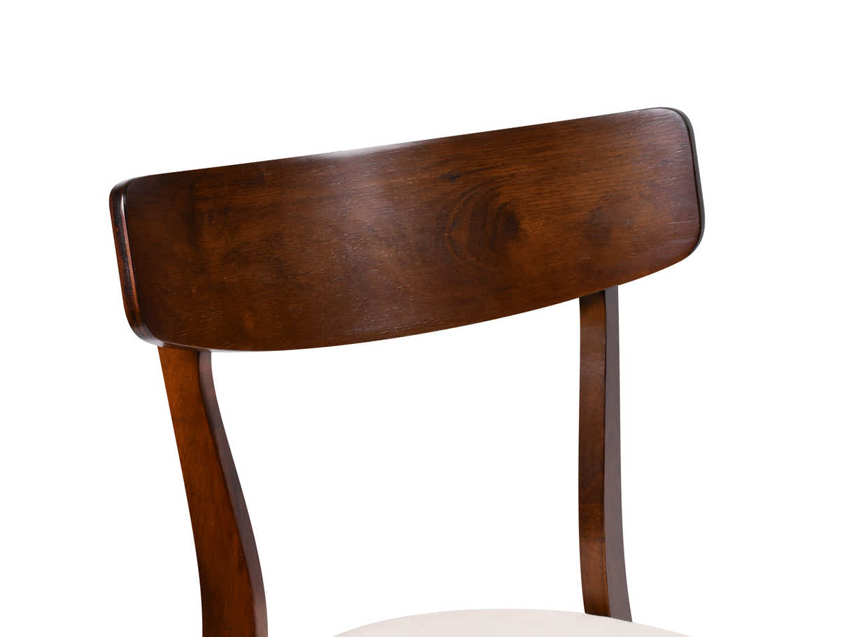 Fiesta + Iora 5-Piece Dining Set - Walnut
