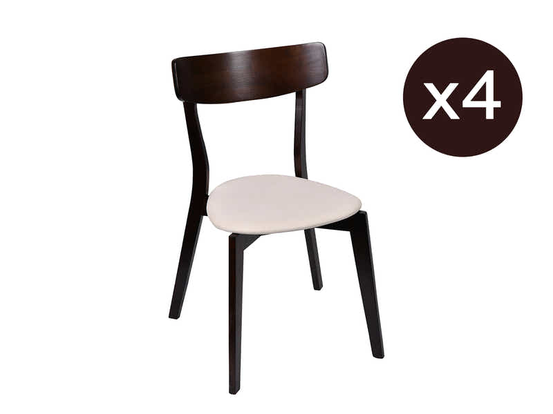 Iora Dining Chair Wenge - Set of 4