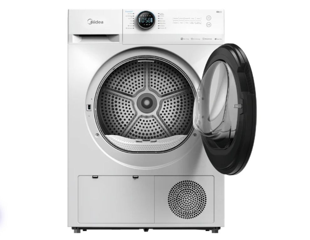 T Midea 9KG Heat Pump Tumble dryer White MD200H90W/W
