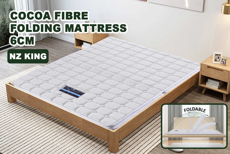 Cocoa Fibre Folding Mattress - King