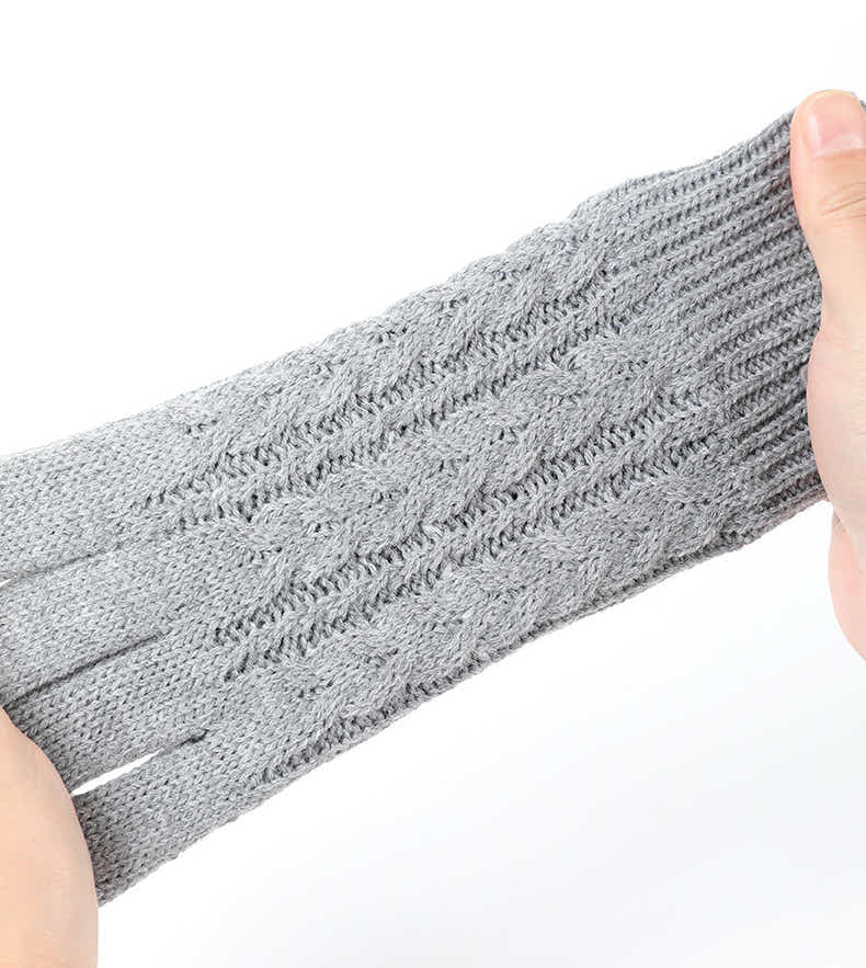 DS BS Windproof Outdoor Full Finger Touch Screen Gloves XL-Black