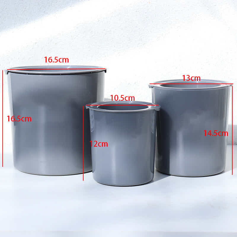 DS BS 3 Size Plant Pot Stand with Wood Rack