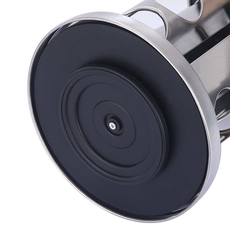 DS BS Revolving 20-Jar Countertop Spice Rack Stainless Steel