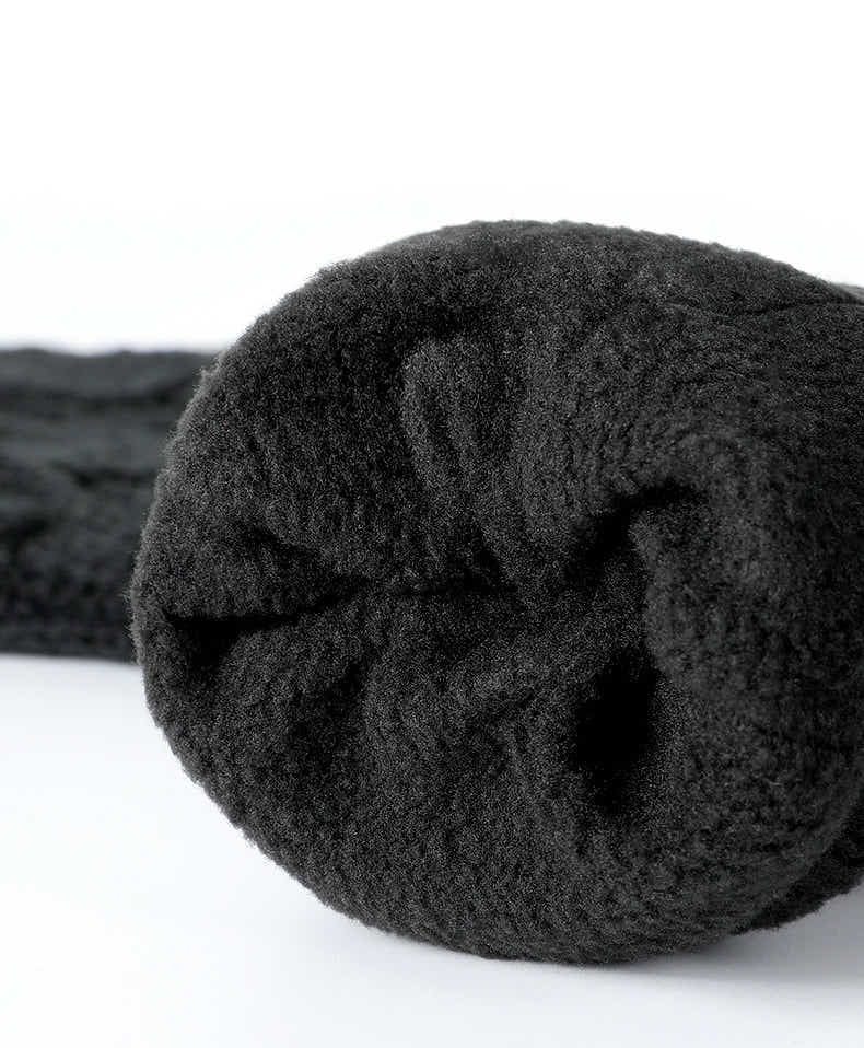 DS BS Windproof Outdoor Full Finger Touch Screen Gloves XL-Black