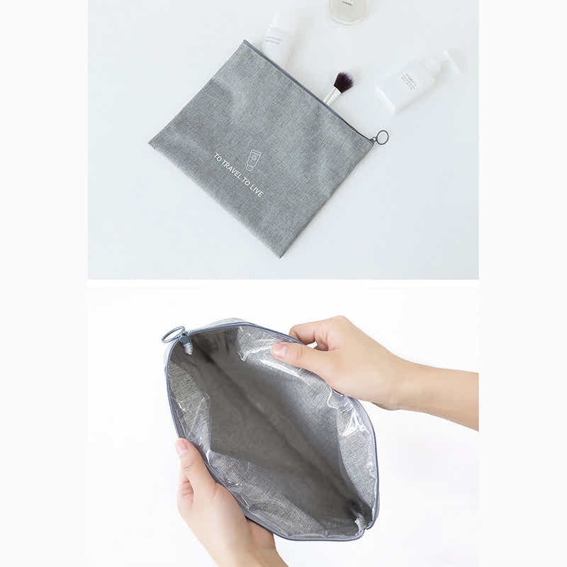 DS BS Travel Storage Luggage Organizer Pouch Set of 7-Black